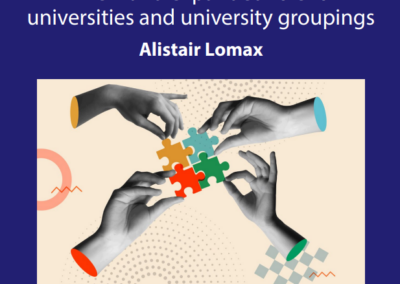 Stronger Together: Why we need a new and expanded role for universities and university groupings